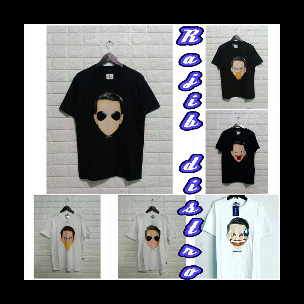 kaos greenlight emoticon/ kaos Ariel noah/ pakaian pria wanita/ baju cewe cowo terbaru/ bisa cod