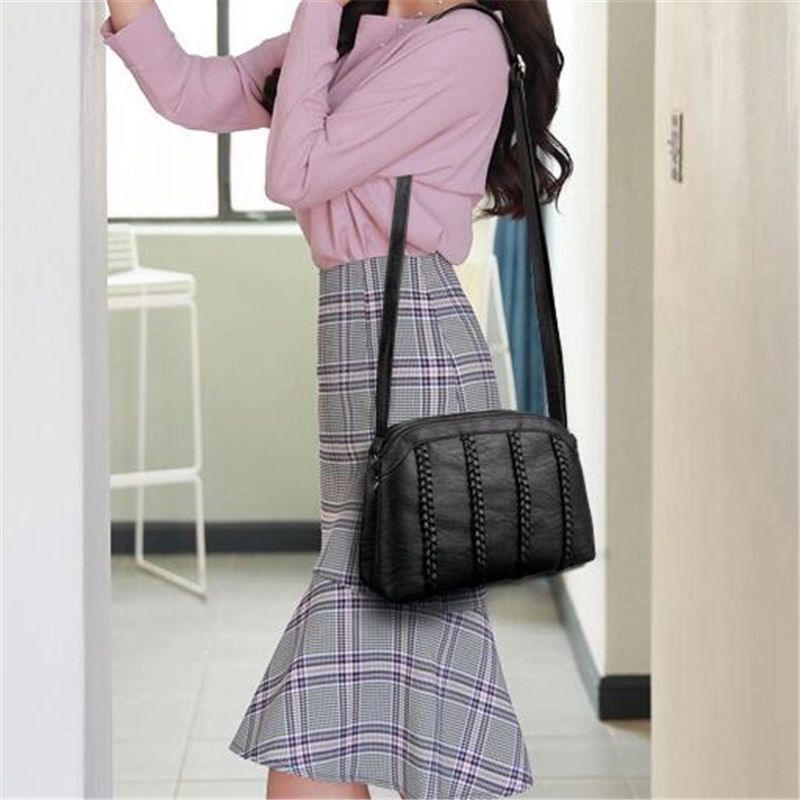 SKY - Tas Cewek Slempang Wanita Kasual Fashion Korea Tas Shopping Murah Sederhana Y9X7