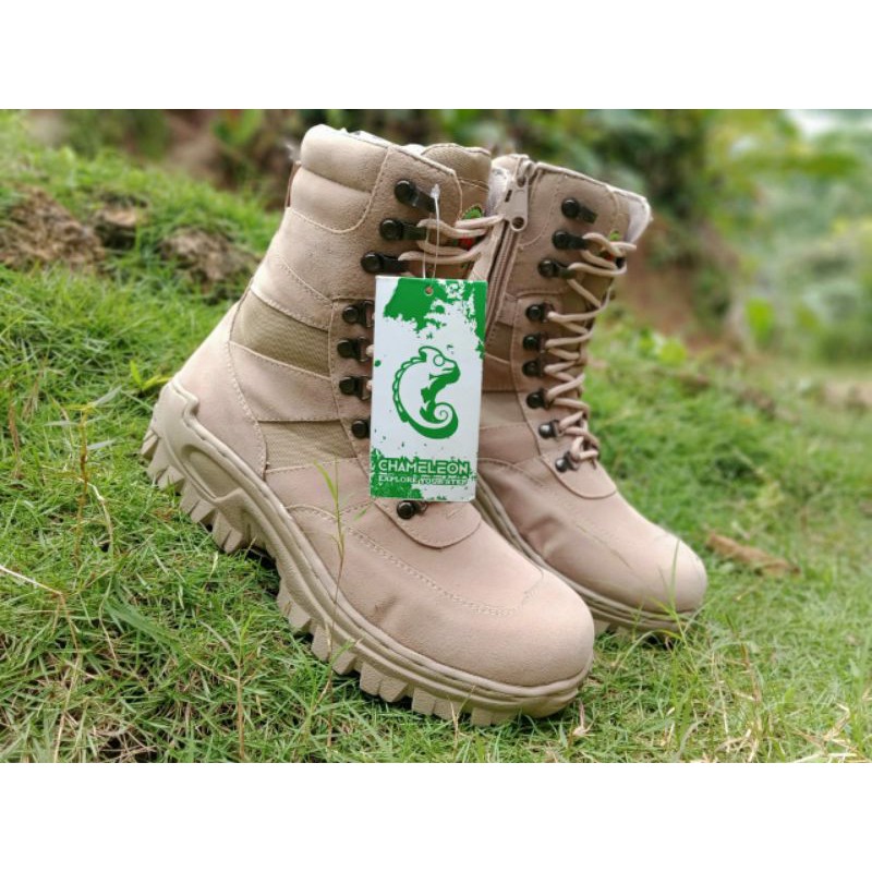 sepatu safety boots pdl  gurun chameleon 9inc