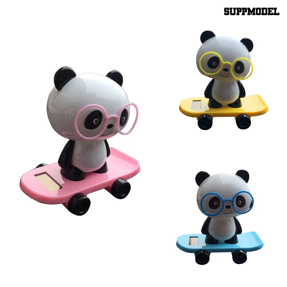 Mainan Boneka Panda Menari Tenaga Surya Untuk Dekorasi Dashboard Mobil