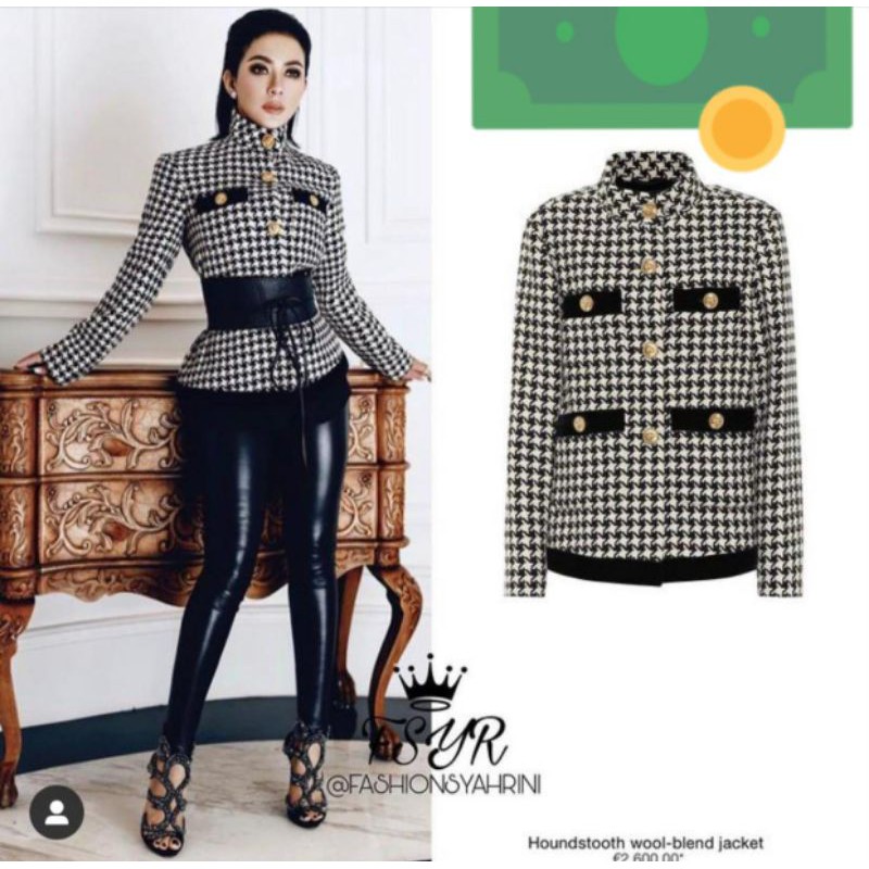 BLAZER DIOR PREMIUM - BLAZER IMPORT - BLAZER - OUTERWEAR - BLAZER WANITA - OUTERWEAR WANITA