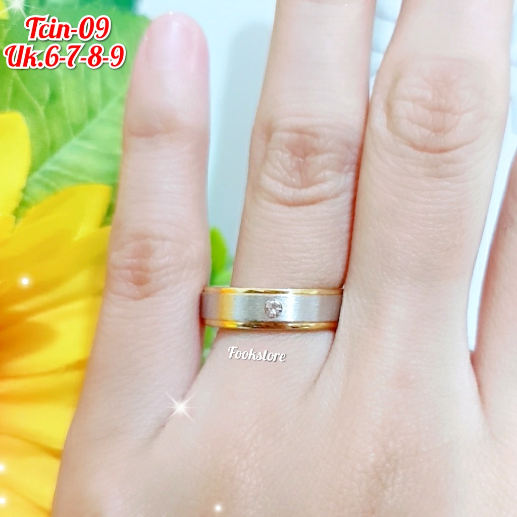 CINCIN TITANIUM PRIA WANITA/CINCIN NIKAH CINCIN PASANGAN ANTI KARAT TERMURAH