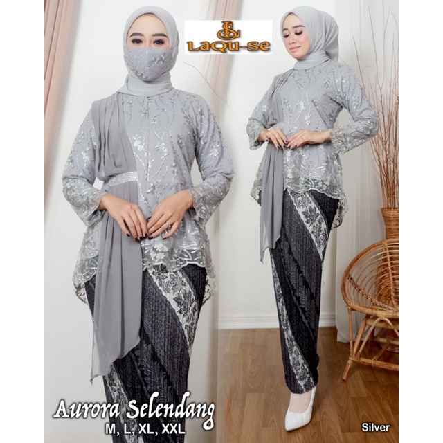 Kebaya Aurora Selendang Stelan Kebaya Slendang Set Kebaya Wisuda Kebaya Modern Atasan Kebaya Blouse Kebaya Terbaru By Laquse Kebaya