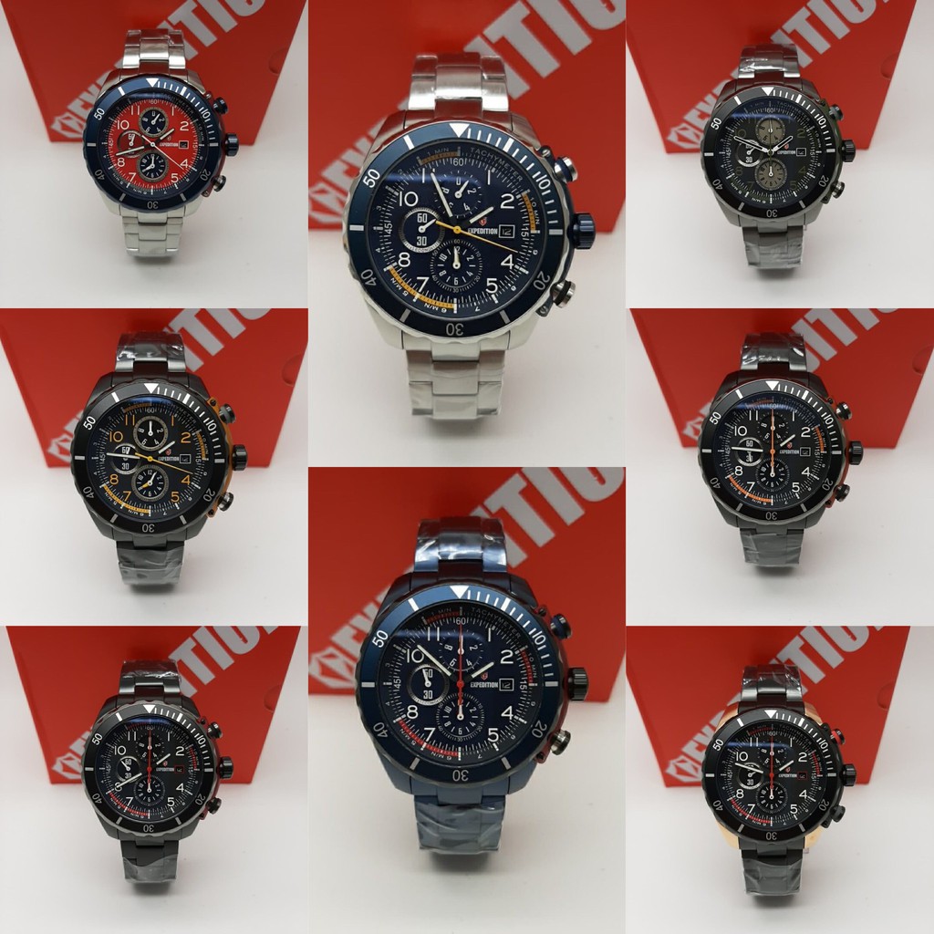 JAM TANGAN PRIA EXPEDITION E 6795 M / E6795 / 6795 ORIGINAL CHRONOGRAPH GARANSI RESMI 1 TAHUN