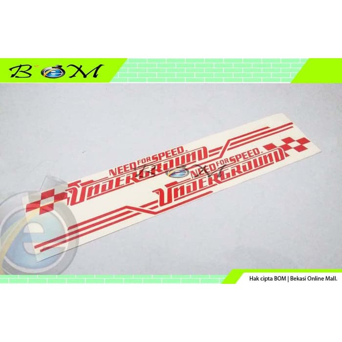 

sticker stiker tulisan cutting NFS need for speed underground kecil