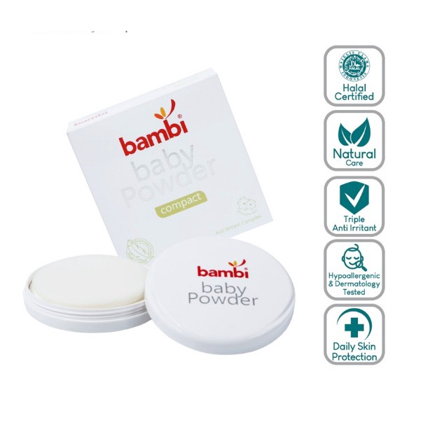 Bambi Baby Powder Compact 40gr Aromaterapi Lembut