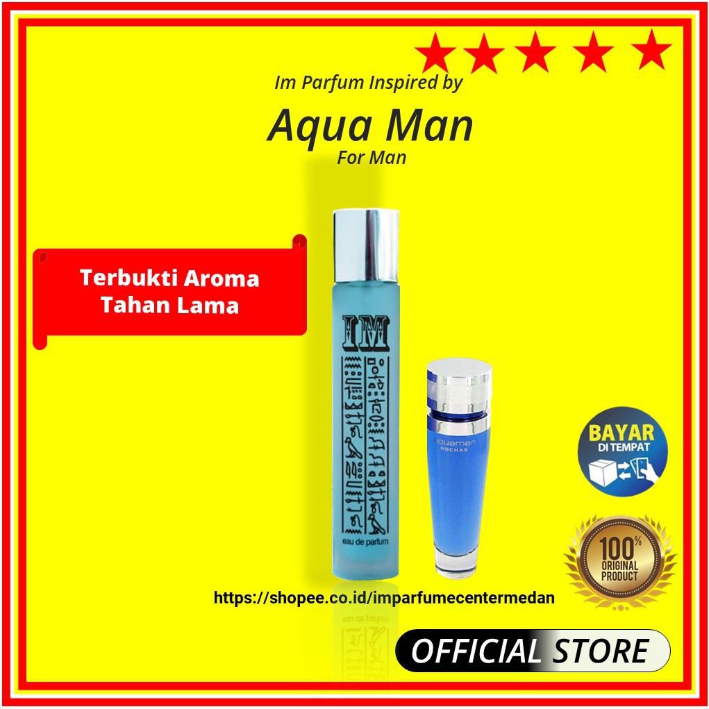 Parfum Pria Aqua Man 35 Ml / Im Parfume