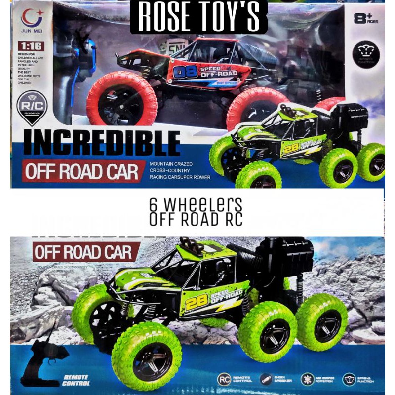 MOBIL RC Off Road - 6 WHEELERS OFF ROAD (scale 1:16) (with Spray Function)