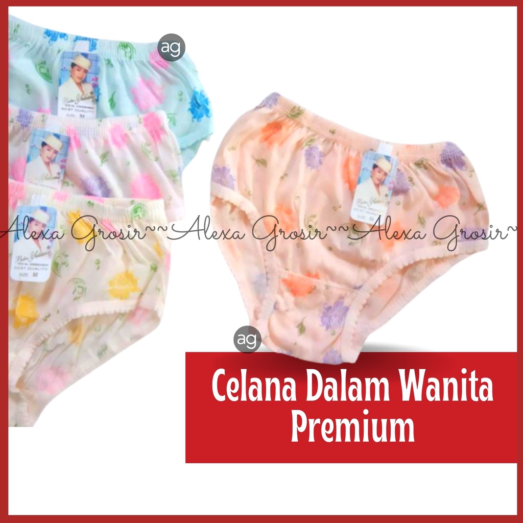 CD wanita murah M L XL 3L 4L celana dalam wanita murah katun adem //alexa