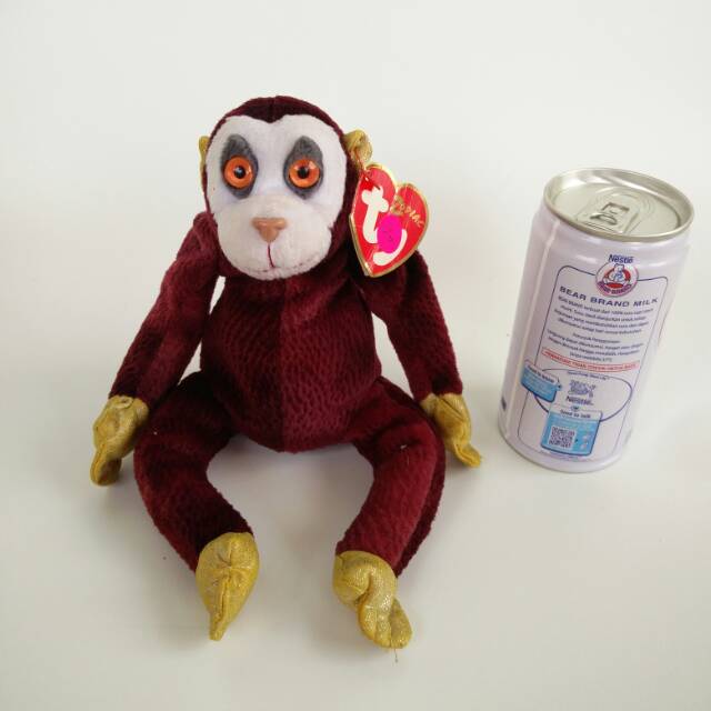 Boneka monyet TY isi butiran