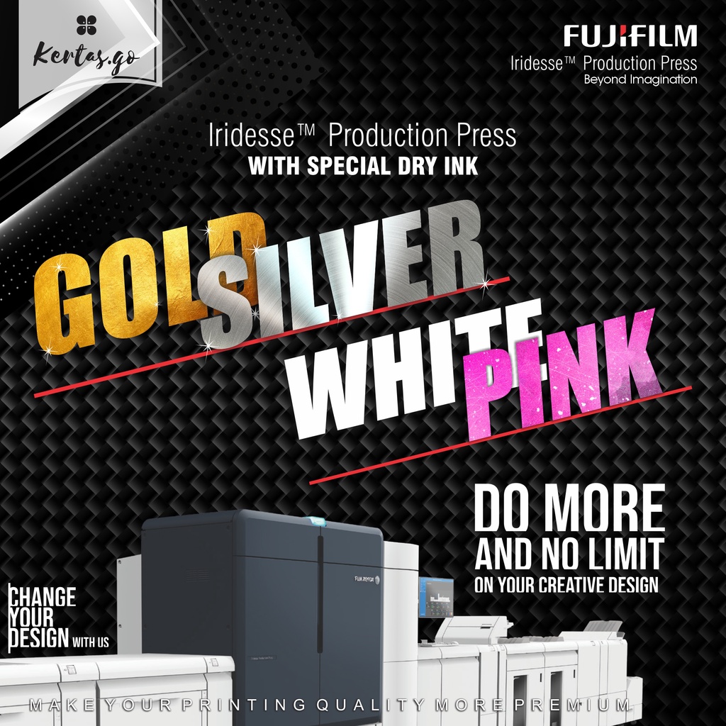 

STICKERGO - SPECIAL DRY INK GOLD / SILVER / PINK / WHITE || PREMIUM QUALITY INK