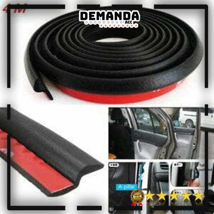 3M Seal Pintu Mobil 4 Meter Peredam Suara Kabin Anti Bising Anti Bocor