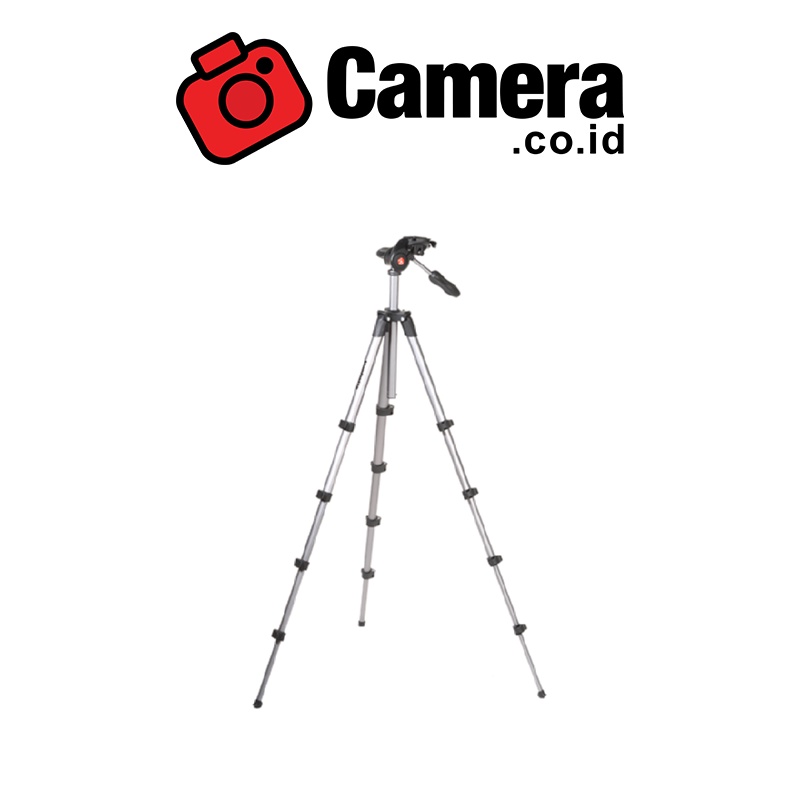 Jual MANFROTTO Compact Advanced aluminium tripod with 3way head (Black