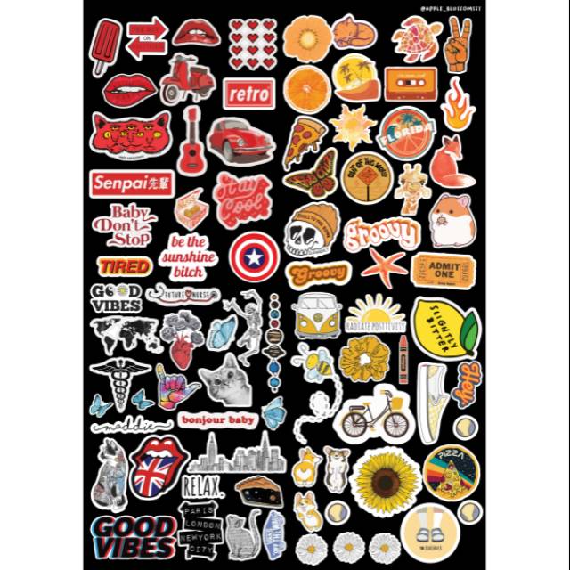 

Aesthetic A3 Sticker / Tahan air / BACA DESKRIPSI