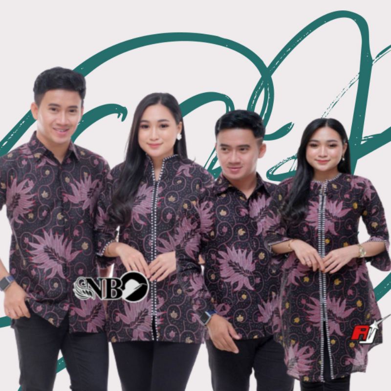 ATASAN BAJU BATIK COUPLE [BISA SATUAN] HEM PRIA LENGAN PENDEK KEMEJA PRIA LENGAN PANJANG BLOUSE TUNI
