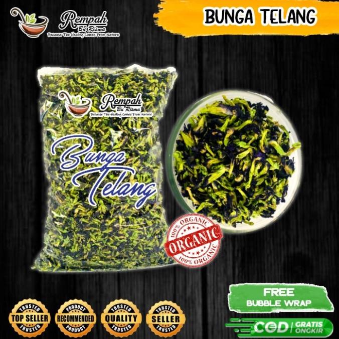 

(BISA COD) Teh Bunga Telang 250 gram biru kering premium SPECIAL Kode 1374