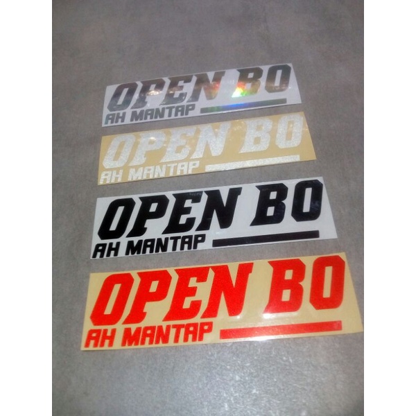 

STICKER OPEN BO CUTING