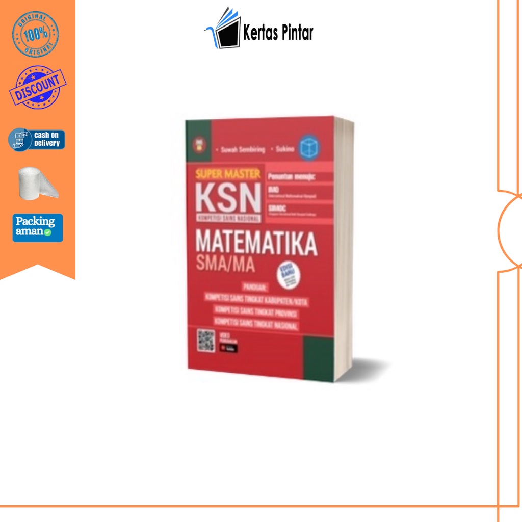 READY STOK SUPER MASTER KSN SMA/MA BIOLOGI KIMIA KEBUMIAN MATEMATIKA FISIKA GEOGRAFI EKONOMI Astronomi-KSN MATEMATIKA