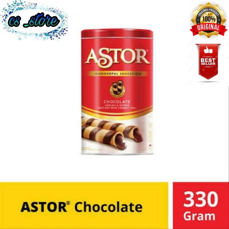 

ASTOR Double Chocolate 330g - Kaleng