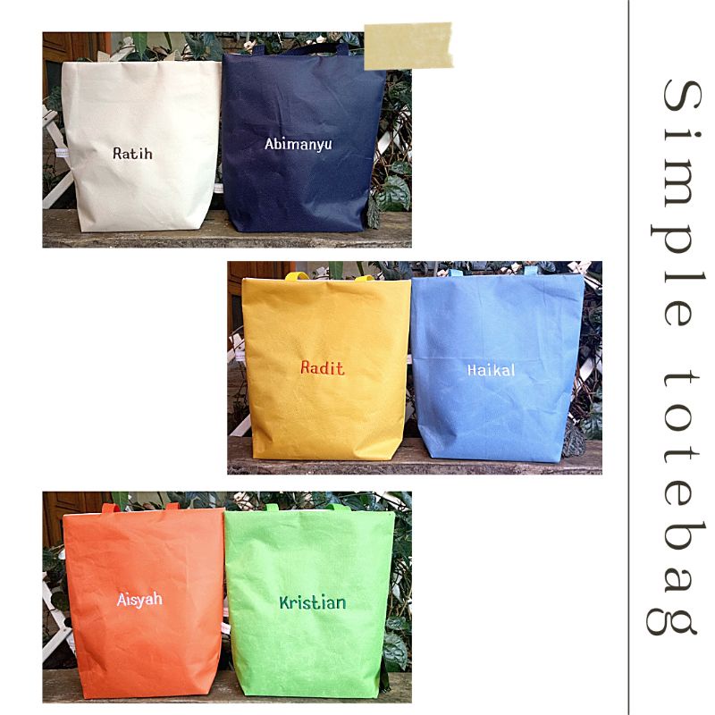 

Tas Souvenir ulang tahun/aqiqah/Goodiebag handmade custom ulang tahun-simplebag