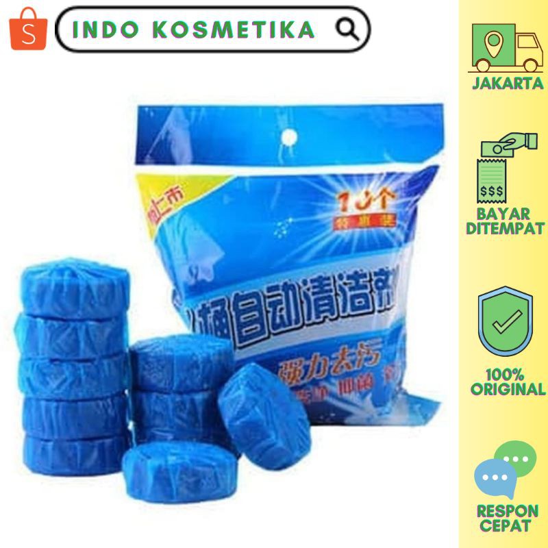 (1 PC) TABLET BIRU PEMBERSIH KLOSET PENGHARUM WC