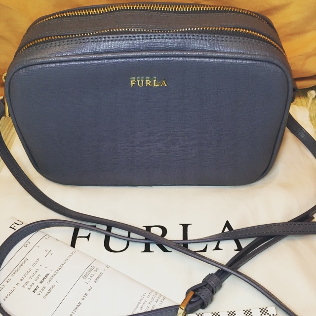 preloved authentic furla sling bag