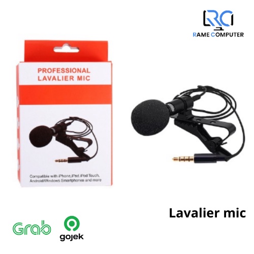 PROFESSIONAL LAVALIER MIC / LAVALIER MIC CLIP PORTABLE 3.5mm - Q10