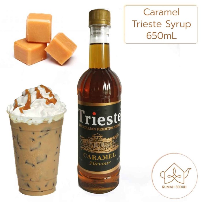 

650mL Sirup Caramel Trieste - Caramel Italian Syrup - Karamel