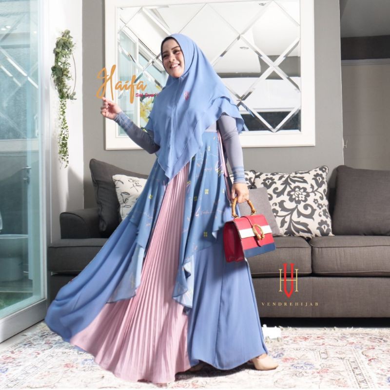 READY Hanifa set syari by Vendre hijab