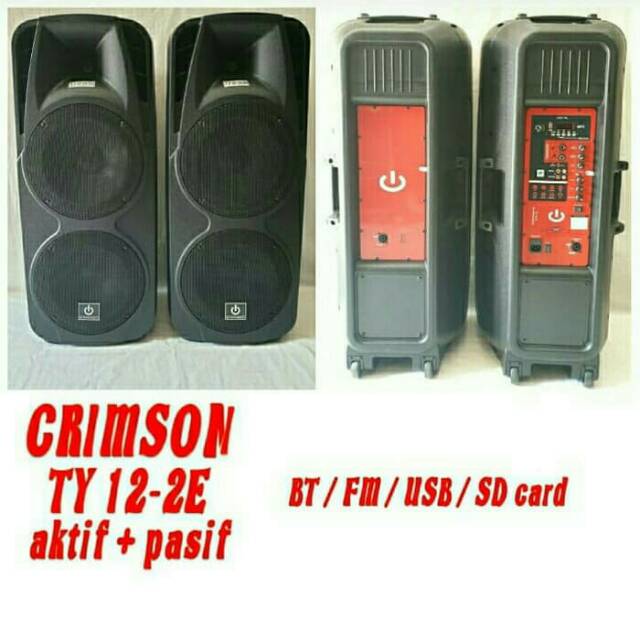 Speaker crimson aktif+pasif TY12-2E