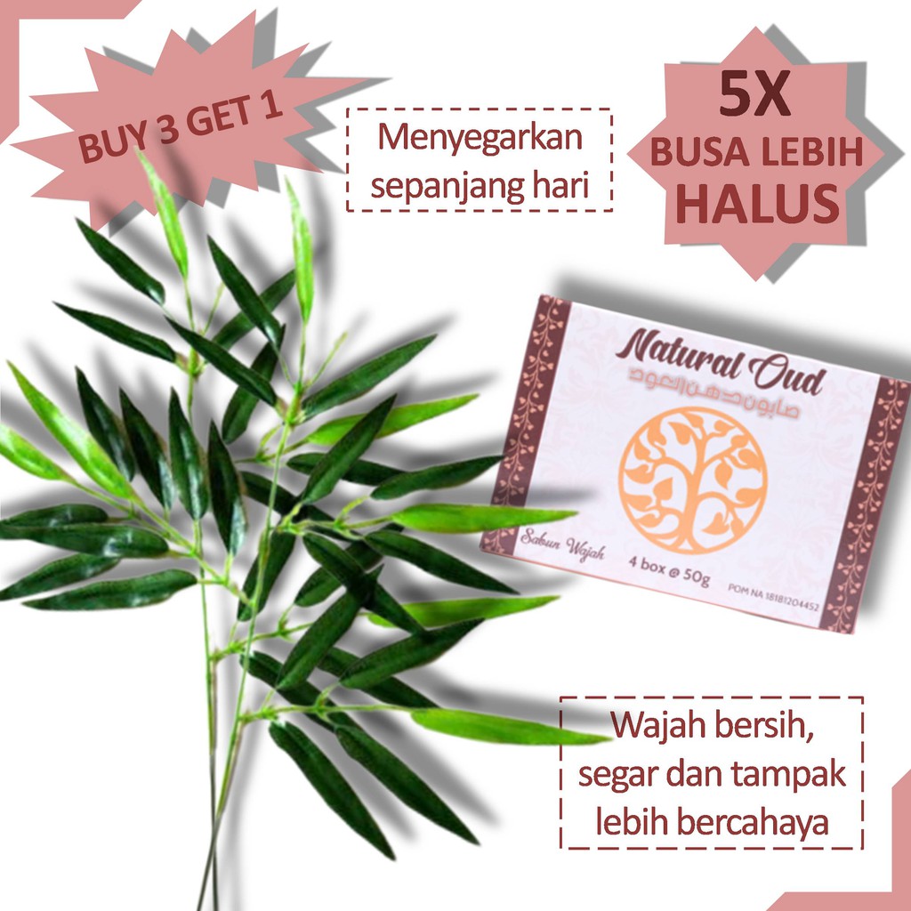 Sabun Muka, Sabun Muka Pria Sabun Muka Wanita Sabun Jerawat Pria Sabun Jerawat Wanita - NATURAL OUD