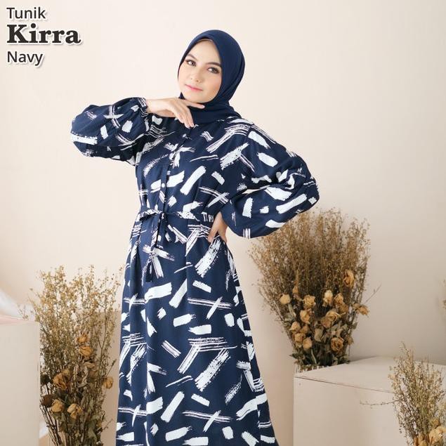 ◘ tunik wanita OOTD cantik MURAH lucu nyaman ready DASTER / TUNIK RAYON DEWASA KIRRA Y9S2 ❅