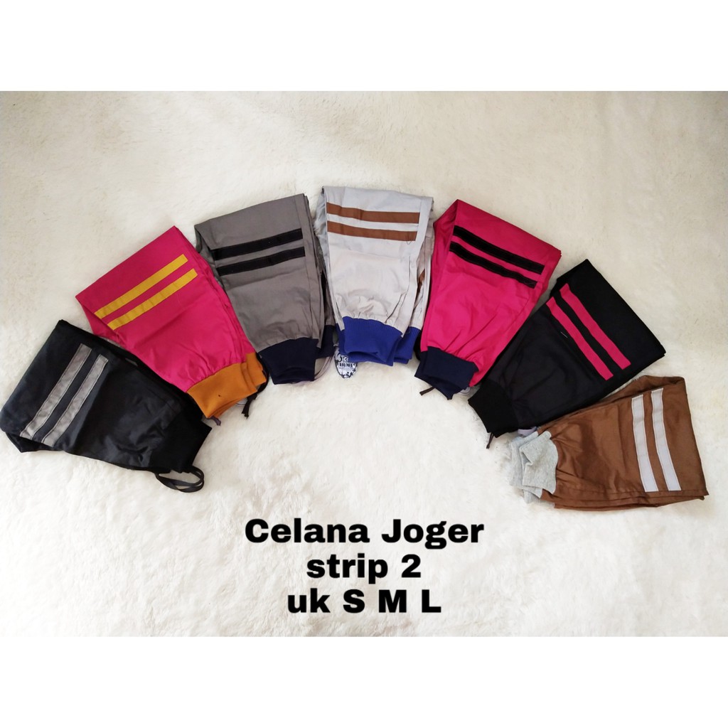 Celana Jogger anak strip 1- 12 tahun