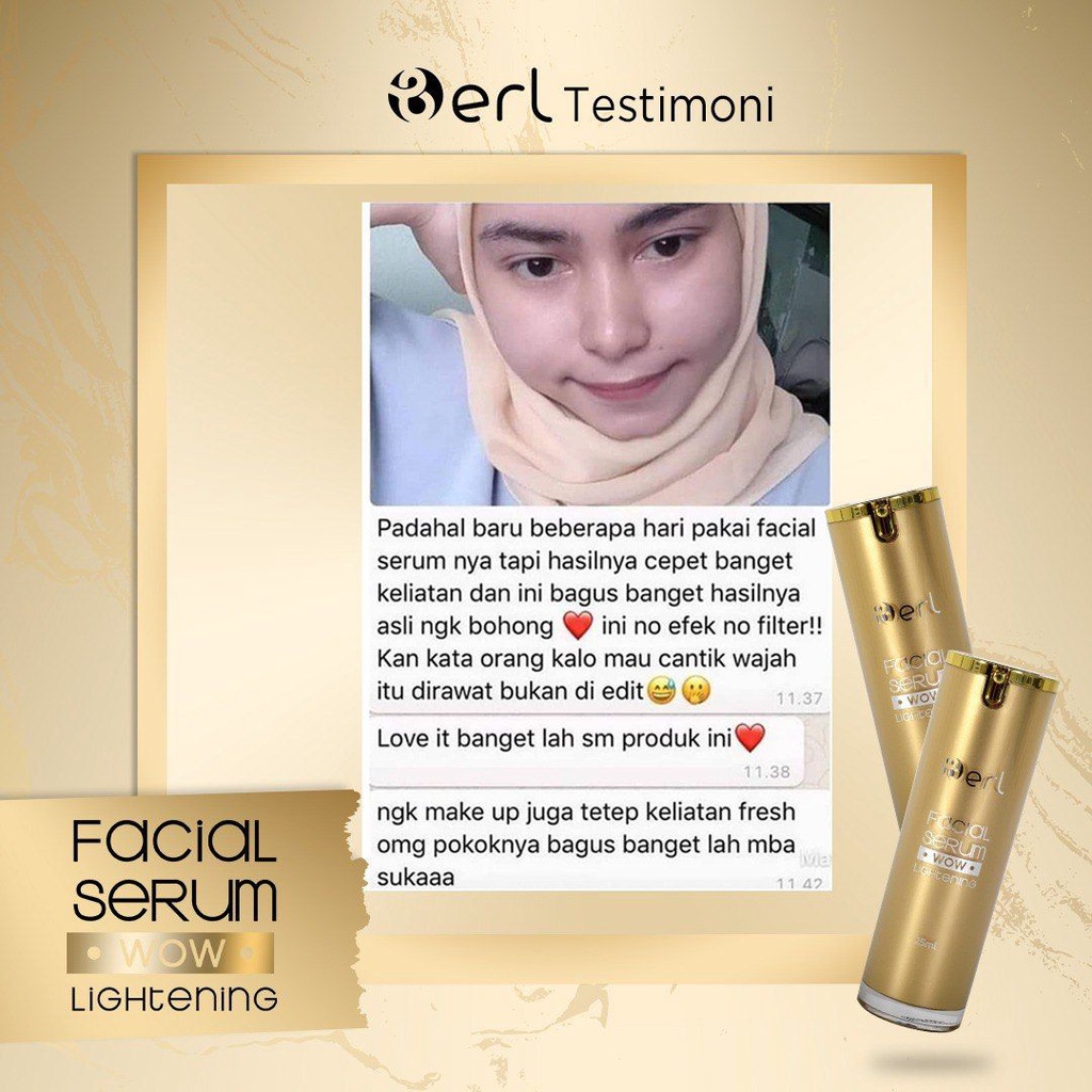 B Erl Serum Wajah Serum Glowing Serum Wajah Glowing BPOM Serum Berl Serum Serum Wajah