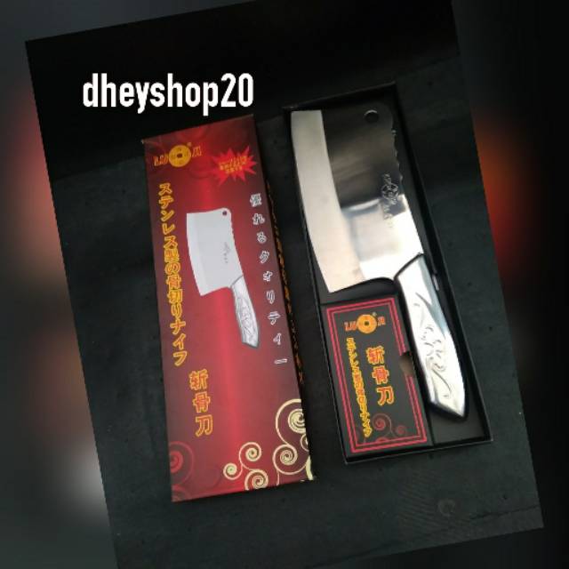 Pisau daging tebal / golok stainless tebal / golok luji