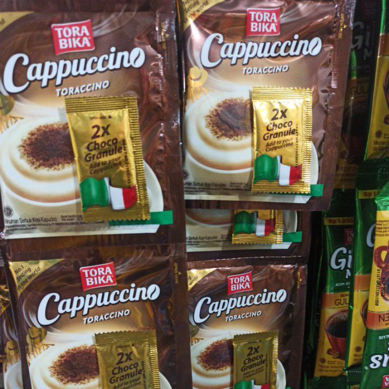 

Torabika Cappuccino 1 Renteng isi 10 sachet