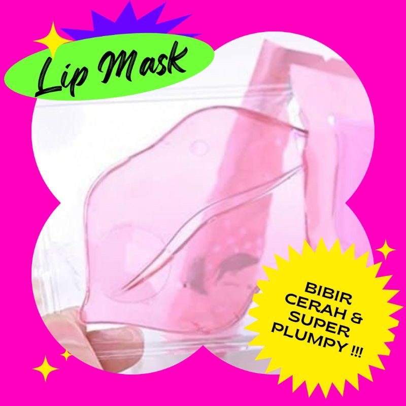 Masker untuk Bibir Hitam Lips Mas Collagen