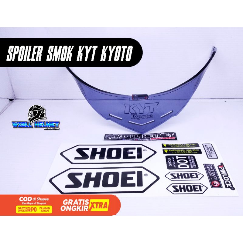 SPOILER KYT KYOTO & STIKER SHOEI