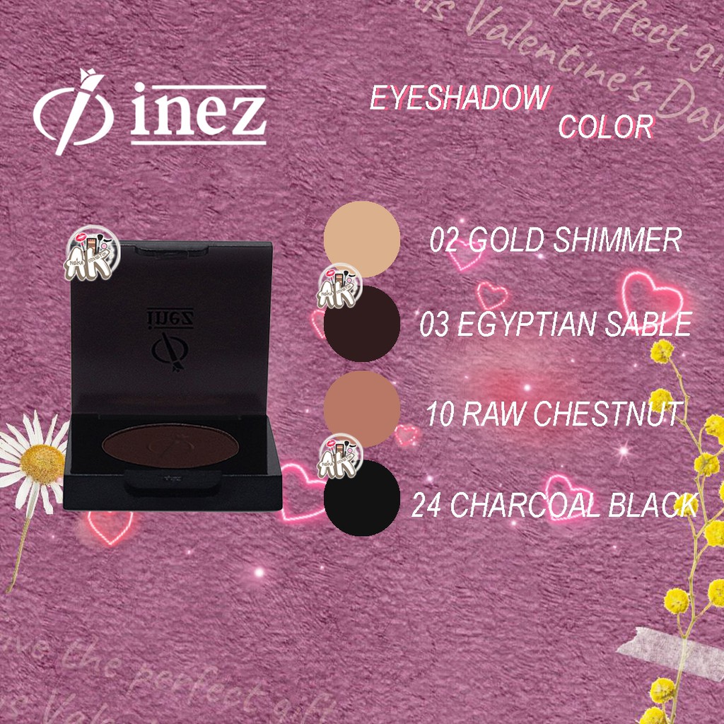 INEZ CONCEALING/CORRECTING CREAM/LIQUID FOUNDATION/SINGLE EYESHADOW/FACIAL PUFF/LOOSE POWDER