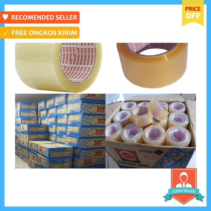

Lakban / Plakban Daimaru 1 Dus Isi 72Pcs Khusus Gojek " - Selotip & Double Tape