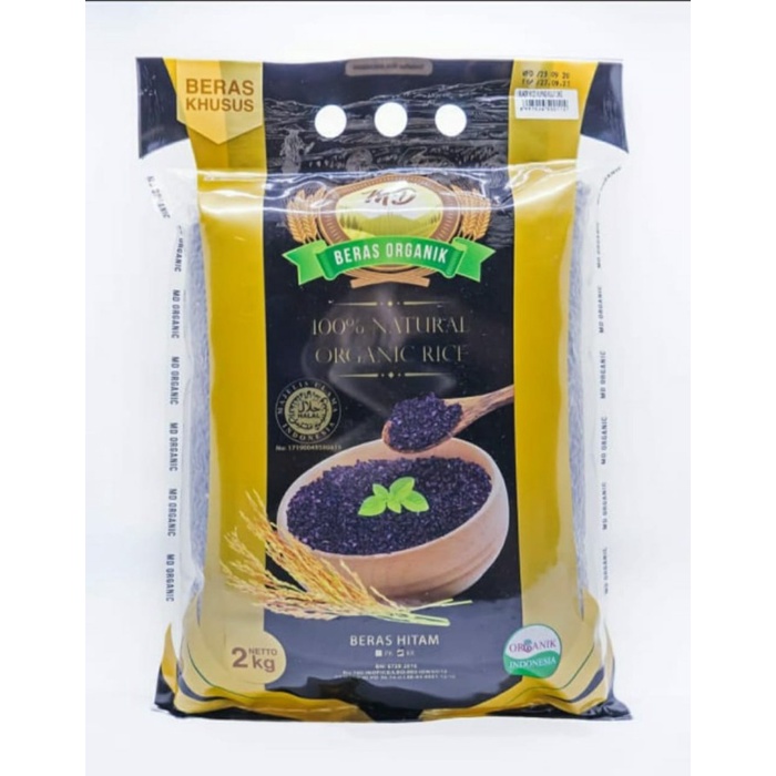 

MD ORGANIC BLACK RICE KUPAS KULIT 2KG