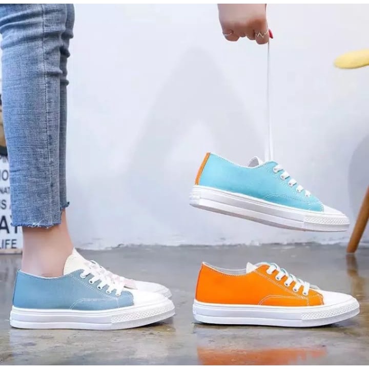 Sepatu Wanita Sneakers Wanita Sepatu Cewek Sepatu Kets Wanita Sepatu Wanita Sepatu (Cobinasi Warna )