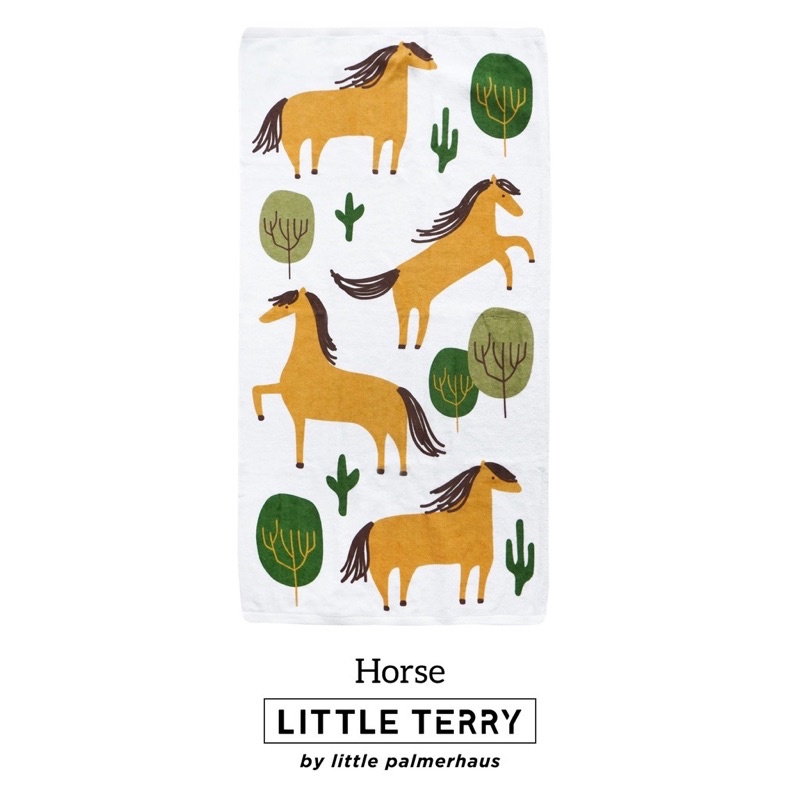 Little Palmerhaus - LITTLE TERRY TOWEL (Handuk Bayi)-Horse