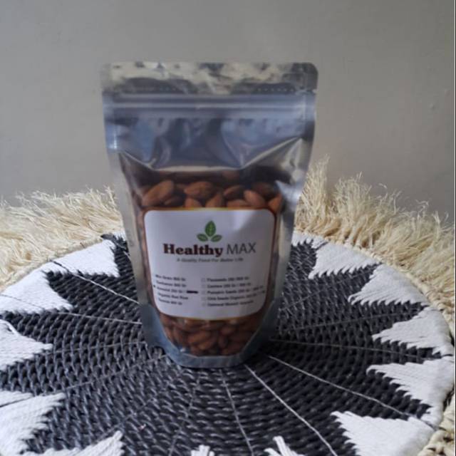 

Almond Panggang Plain / Roasted Almond Plain Premium Quality 250gr
