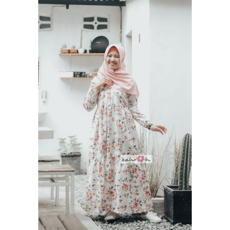 Gamis rempel katun jepang