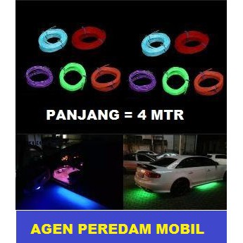 HARGA PALING MURAH Lampu LED Neon Interior Mobil