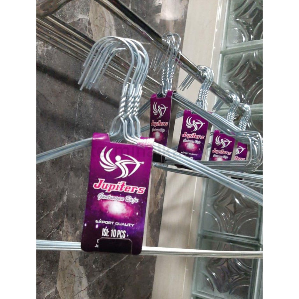 TERMINAL KODA,GANTUNGAN PAKAIAN HANGER KAWAT, HANGER BESI STENLIS UNTUK JEMURAN BAJU