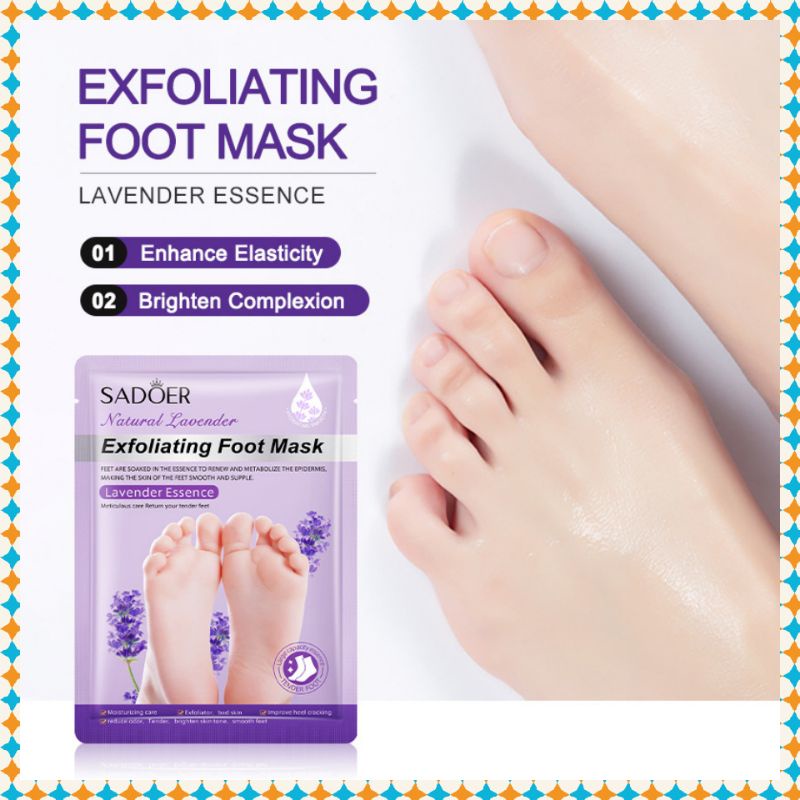 SADOER Original Exfoliating Peeling Foot Mask Pengelupasan Kulit Masker Kaki