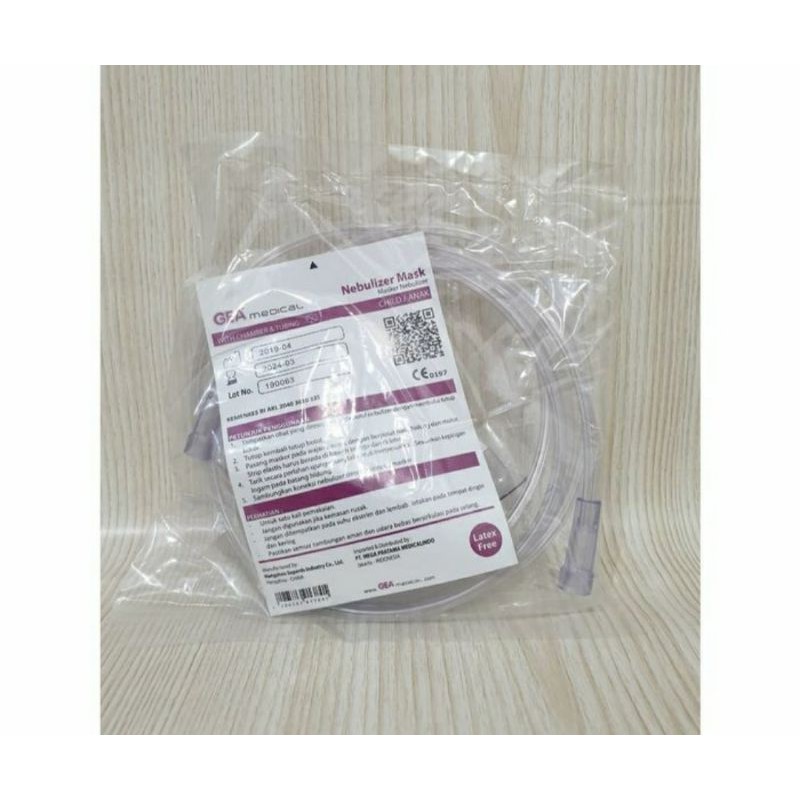 Masker Nebulizer Dewasa GEA / Nebulizer / Nebulizer Mask Adult GEA