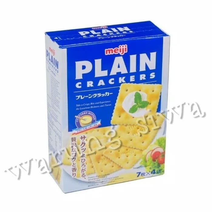 

meiji plain crackers import 104 gram